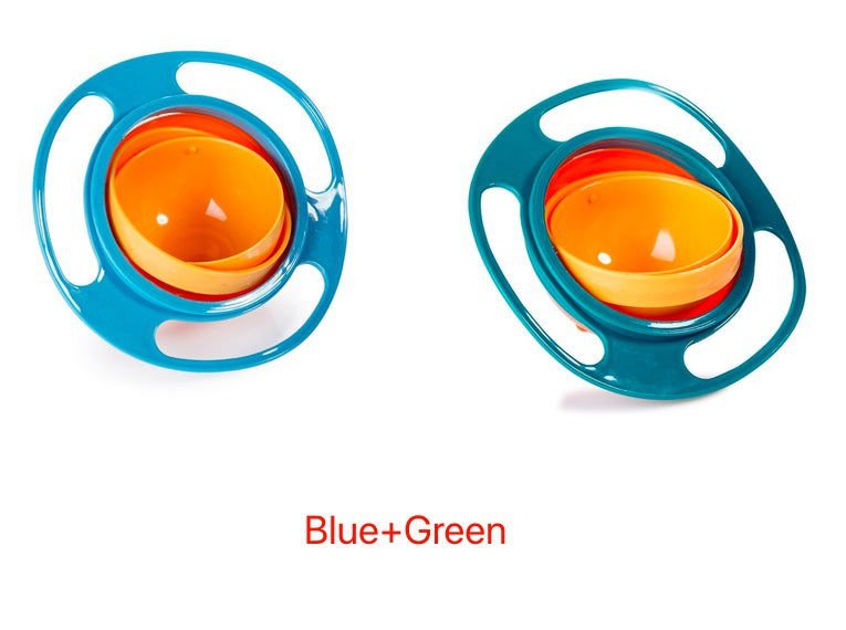 LovelyRLovely LovelyRLovely 360 Rotating Spill-proof B Blue Geen / 2pc LovelyRLovely 360 Rotating Spill-proof Bowl