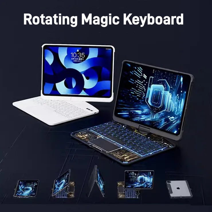 LovelyRLovely LovelyRLovely 360 Smart Trackpad Bluetoo LovelyRLovely 360 Smart Trackpad Bluetooth Keyboard Case