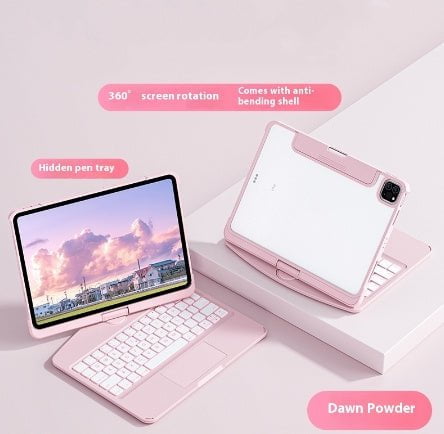 LovelyRLovely LovelyRLovely 360 Smart Trackpad Bluetoo Pink / 10.9inch LovelyRLovely 360 Smart Trackpad Bluetooth Keyboard Case