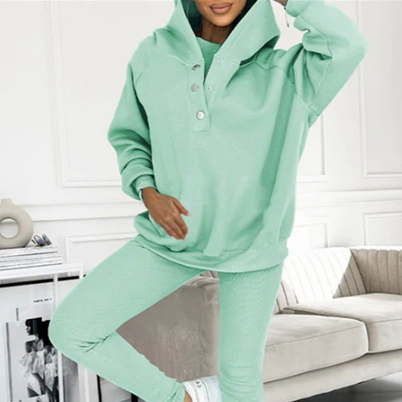 LovelyRLovely LovelyRLovely 3pcs Women's Loose Sweat s LovelyRLovely 3pcs Women's Loose Sweat suit And Vest