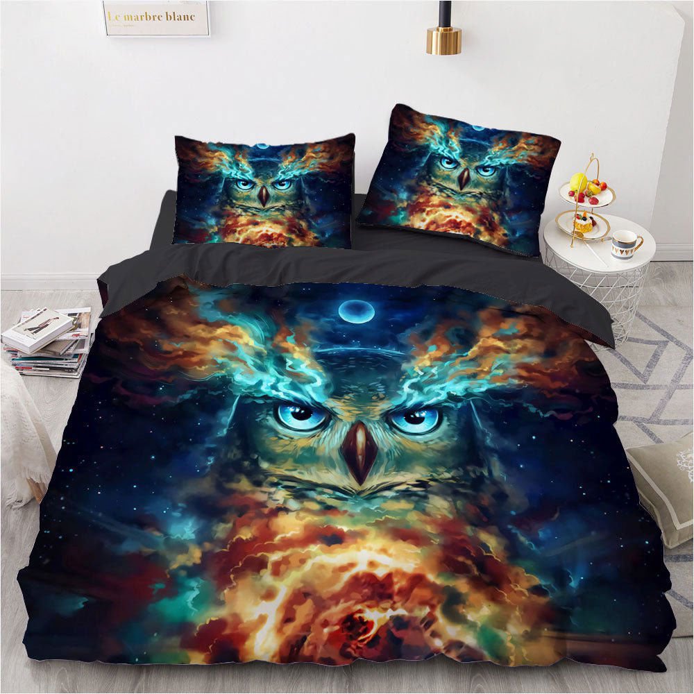 LovelyRLovely LovelyRLovely 4pcs 3D Digital Printing W 6 Style / Au 2pcs 140x210 LovelyRLovely 4pcs 3D Digital Printing Wolf Bedding Set