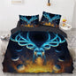 LovelyRLovely LovelyRLovely 4pcs 3D Digital Printing W 8 Style / Au 2pcs 140x210 LovelyRLovely 4pcs 3D Digital Printing Wolf Bedding Set