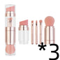 LovelyRLovely LovelyRLovely 5-in-1 Makeup Brushes With 3pcs Rose Gold LovelyRLovely 5-in-1 Makeup Brushes With Cleaning Bowl