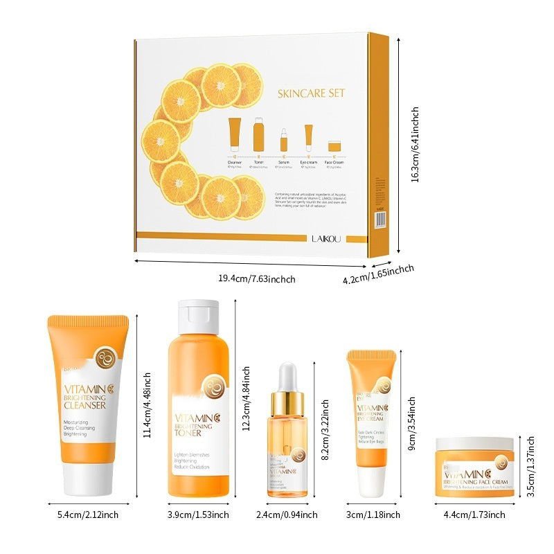 LovelyRLovely LovelyRLovely 5pcs Vitamin C Cleansing R Suit LovelyRLovely 5pcs Vitamin C Cleansing Revitalizing Toner