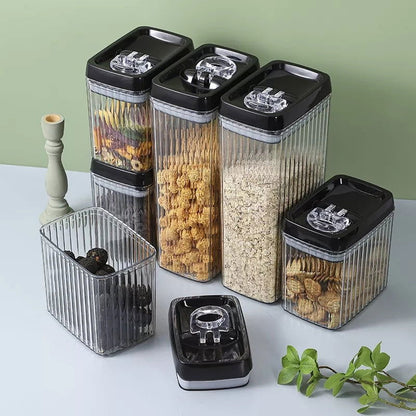 LovelyRLovely LovelyRLovely 6PC Food Storage Container Black / 6piece set LovelyRLovely 6PC Food Storage Containers