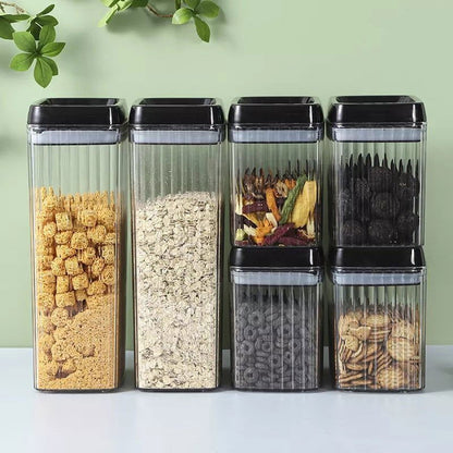 LovelyRLovely LovelyRLovely 6PC Food Storage Container Black / 6piece set LovelyRLovely 6PC Food Storage Containers