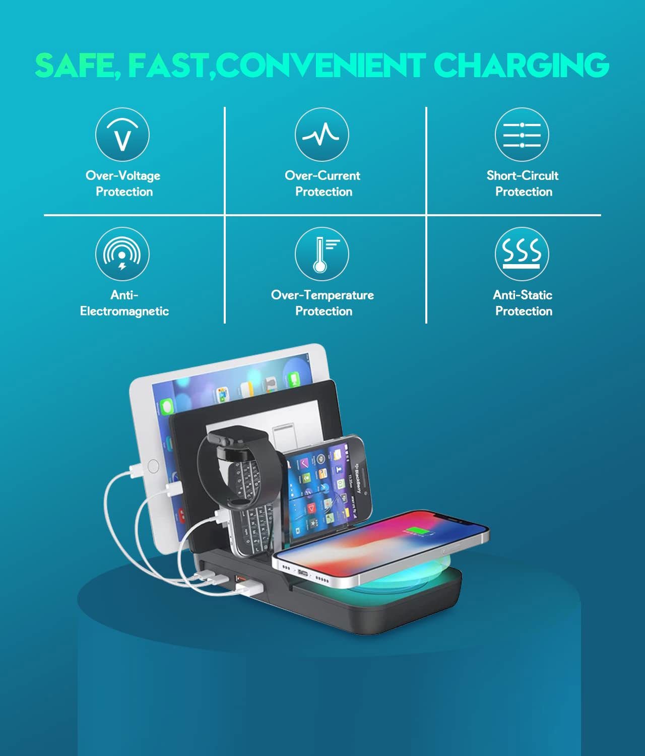 LovelyRLovely LovelyRLovely 70W Charging Station Stand LovelyRLovely 70W Charging Station Stand