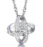 LovelyRLovely LovelyRLovely 925 Sterling Silver AAA Z 45cmSmall LovelyRLovely 925 Sterling Silver  AAA Zircon Mosaic Necklace & Pendant