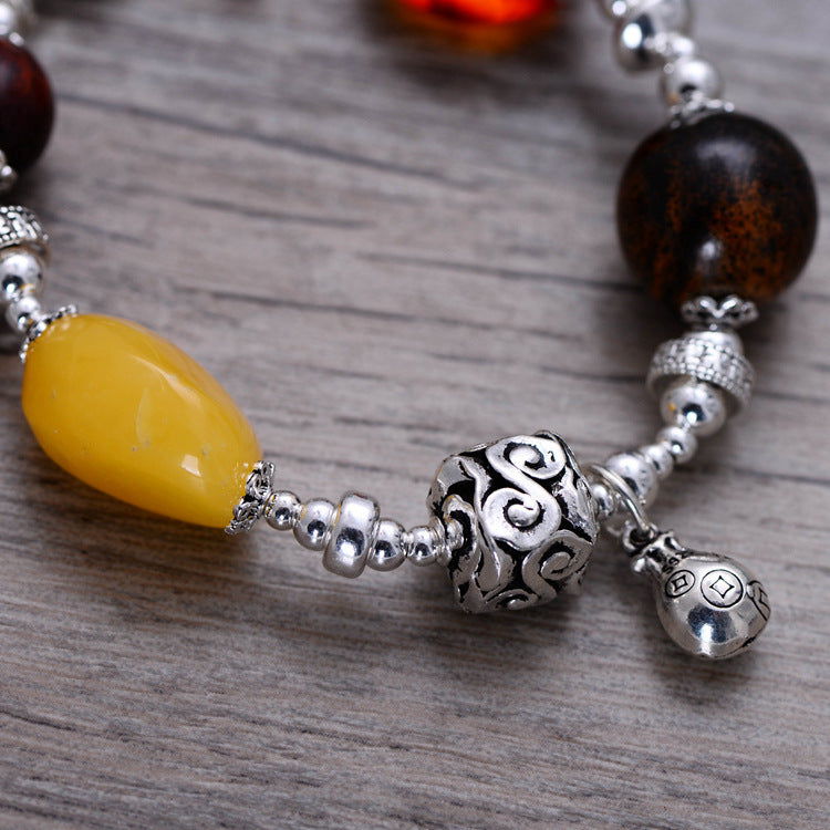 LovelyRLovely LovelyRLovely 925 Sterling Silver Handma Yellow LovelyRLovely 925 Sterling Silver Handmade Bracelet