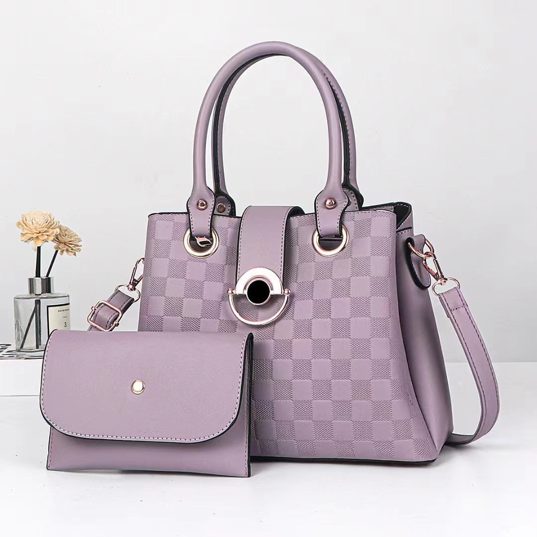 LovelyRLovely LovelyRLovely All-matching Cross-body B Taro Purple / 28X13X21CM LovelyRLovely  All-matching Cross-body Bag