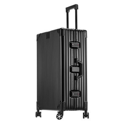 LovelyRLovely LovelyRLovely Aluminium Magnesium Alloy Black Fashion Style / 20 Inches LovelyRLovely Aluminium Magnesium Alloy Large Capacity Luggage