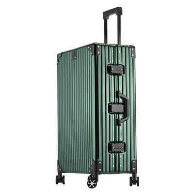 LovelyRLovely LovelyRLovely Aluminium Magnesium Alloy Dark Green Fashion Style / 20 Inches LovelyRLovely Aluminium Magnesium Alloy Large Capacity Luggage