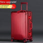 LovelyRLovely LovelyRLovely Aluminium Magnesium Alloy Red Classic Style / 20 Inches LovelyRLovely Aluminium Magnesium Alloy Large Capacity Luggage