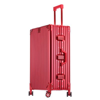 LovelyRLovely LovelyRLovely Aluminium Magnesium Alloy Red Fashion Style / 20 Inches LovelyRLovely Aluminium Magnesium Alloy Large Capacity Luggage