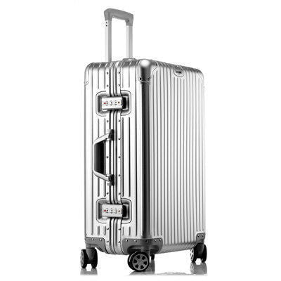 LovelyRLovely LovelyRLovely Aluminium Magnesium Alloy Silver Mirror Classic / 20 Inches LovelyRLovely Aluminium Magnesium Alloy Large Capacity Luggage