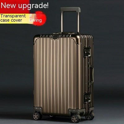 LovelyRLovely LovelyRLovely Aluminium Magnesium Alloy Titanium Gold Classic / 20 Inches LovelyRLovely Aluminium Magnesium Alloy Large Capacity Luggage