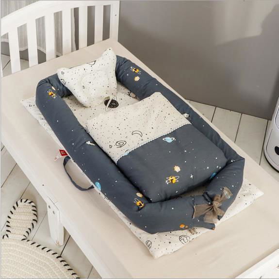 LovelyRLovely LovelyRLovely Anti-Pressure Newborn Fold H LovelyRLovely Anti-Pressure Newborn Foldable Portable Crib Middle Bed