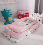 LovelyRLovely LovelyRLovely Anti-Pressure Newborn Fold M LovelyRLovely Anti-Pressure Newborn Foldable Portable Crib Middle Bed