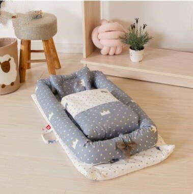 LovelyRLovely LovelyRLovely Anti-Pressure Newborn Fold N LovelyRLovely Anti-Pressure Newborn Foldable Portable Crib Middle Bed