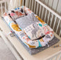 LovelyRLovely LovelyRLovely Anti-Pressure Newborn Fold S LovelyRLovely Anti-Pressure Newborn Foldable Portable Crib Middle Bed