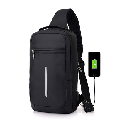 LovelyRLovely LovelyRLovely Anti-Theft USB Charging Ch black LovelyRLovely Anti-Theft USB Charging Chest Bag