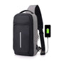 LovelyRLovely LovelyRLovely Anti-Theft USB Charging Ch Dark grey LovelyRLovely Anti-Theft USB Charging Chest Bag