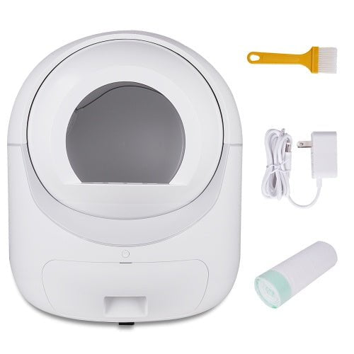 LovelyRLovely LovelyRLovely App Control Smart Automati White LovelyRLovely App Control Smart Automatic Litter Box