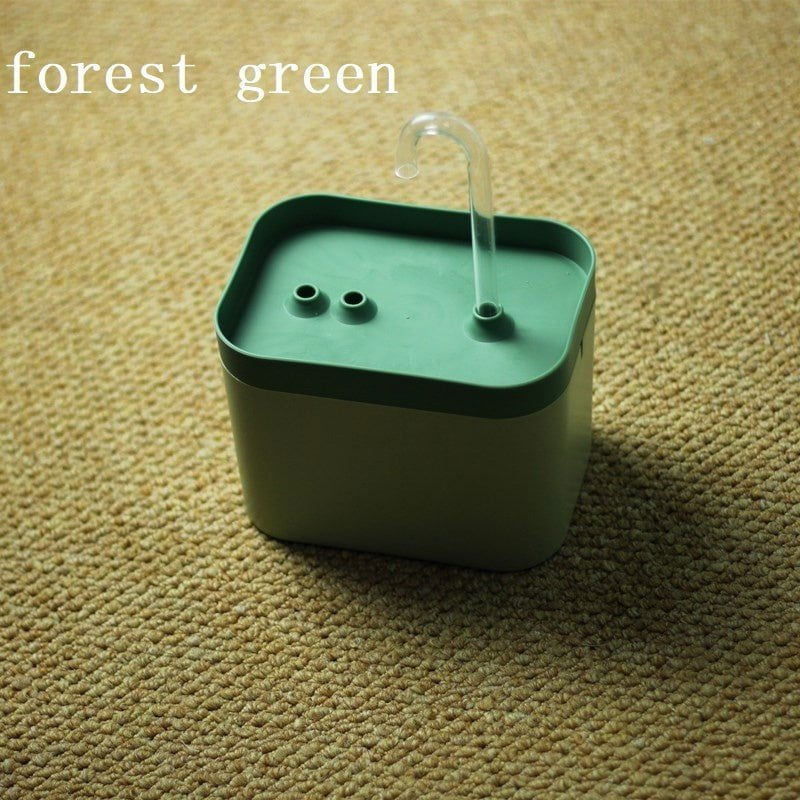 LovelyRLovely LovelyRLovely Automatic Cat Water Founta Forest green / EU plug LovelyRLovely Automatic Cat Water Fountain