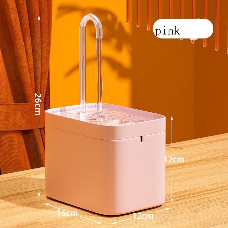 LovelyRLovely LovelyRLovely Automatic Cat Water Founta Pink / EU plug LovelyRLovely Automatic Cat Water Fountain