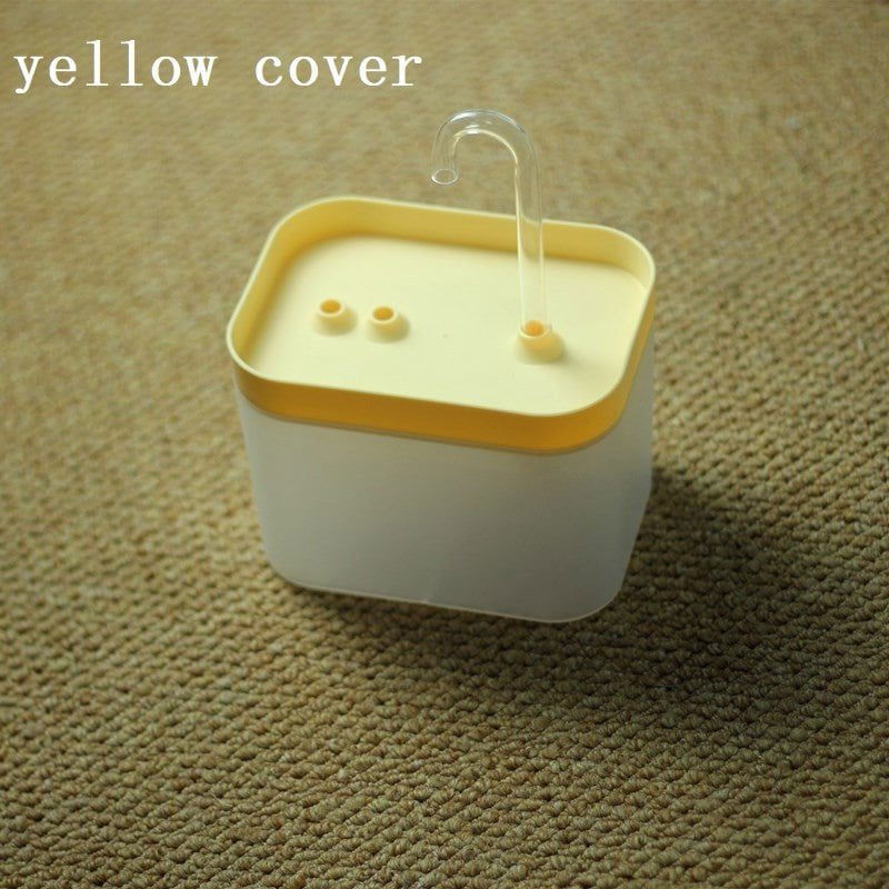 LovelyRLovely LovelyRLovely Automatic Cat Water Founta Yellow cover / EU plug LovelyRLovely Automatic Cat Water Fountain