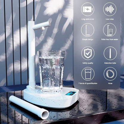 LovelyRLovely LovelyRLovely Automatic Water Bottle Des LovelyRLovely Automatic Water Bottle Desktop Rechargeable Water Dispenser With Stand