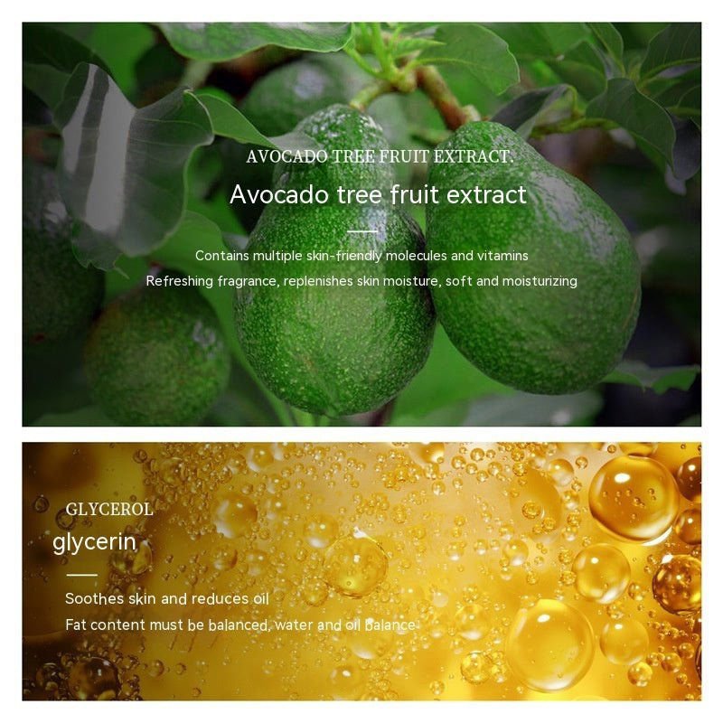 LovelyRLovely LovelyRLovely Avocado Elastic Moisturizi 100g 50g 20g 30ml 200ml 200ml LovelyRLovely Avocado Elastic Moisturizing Skin Care Set