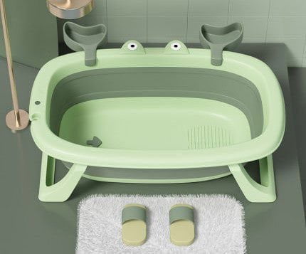 LovelyRLovely LovelyRLovely Baby Foldable Bathtub Avocado67x44x20cm LovelyRLovely Baby Foldable Bathtub