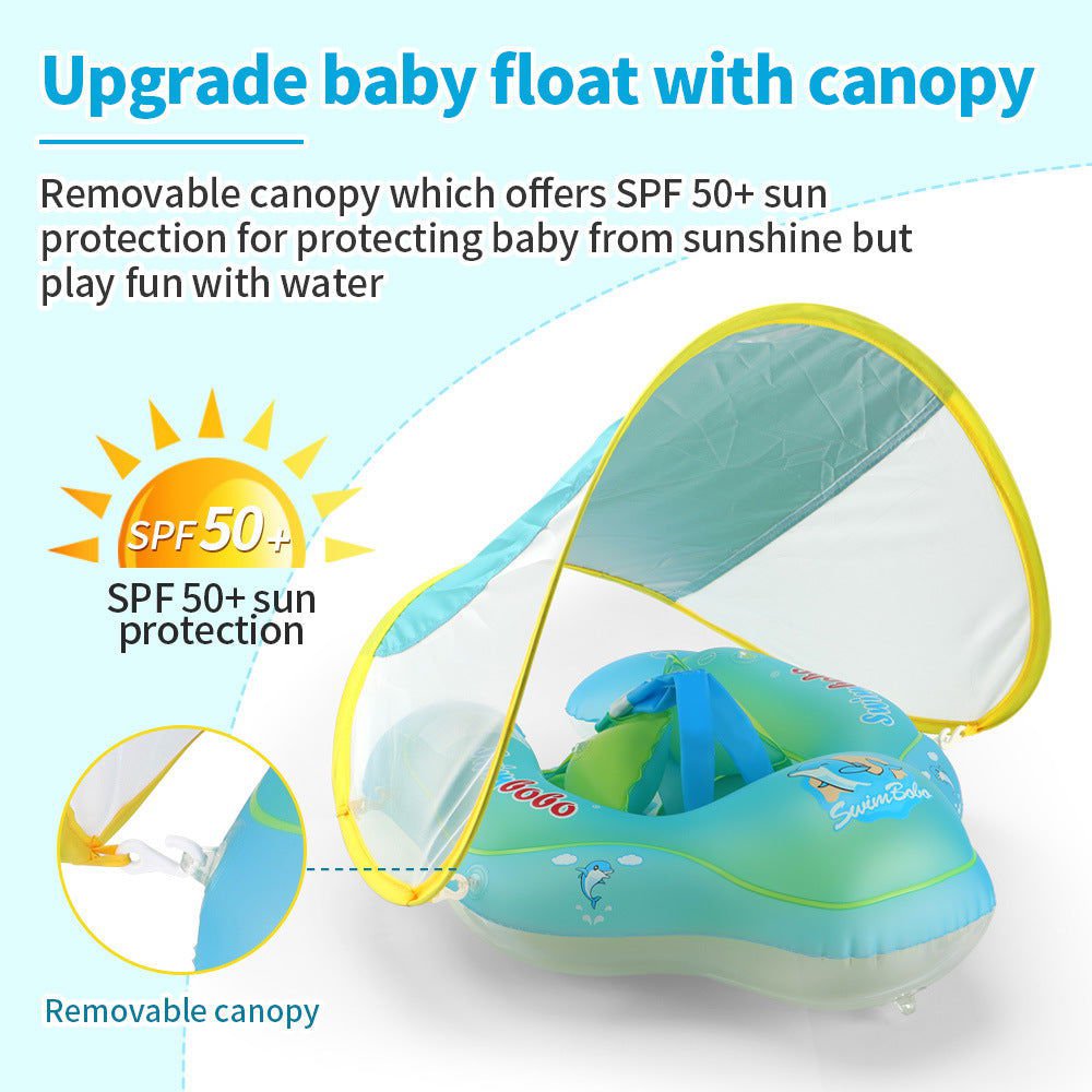 LovelyRLovely LovelyRLovely Baby Inflatable Swimming F LovelyRLovely Baby Inflatable Swimming Float With Canopy