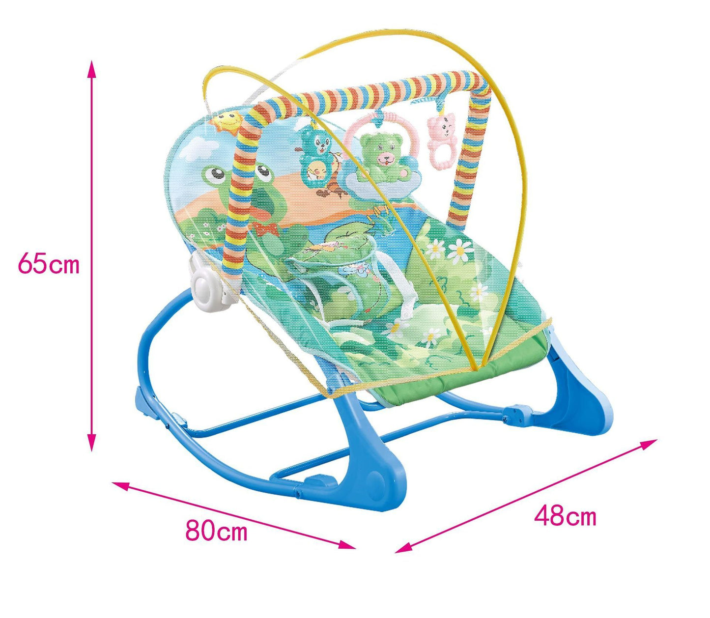 LovelyRLovely LovelyRLovely Baby Portable Foldable Roc Rocking Chair Green Tent LovelyRLovely Baby Portable Foldable Rocking Bed With Mosquito Net