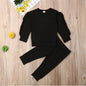 LovelyRLovely LovelyRLovely Baby Ruffles Jumper Black / 100cm LovelyRLovely Baby Ruffles 2pcs Set