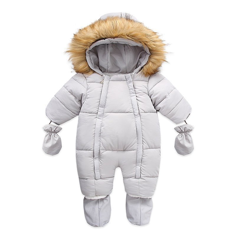 LovelyRLovely LovelyRLovely Baby's Warm Keeping Infant Grey / 66cm LovelyRLovely Baby's Warm Keeping Infant Rompers