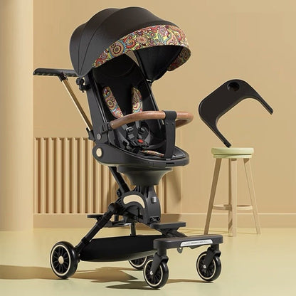 LovelyRLovely LovelyRLovely Baby Two-way Folding Light K09 black LovelyRLovely Baby Two-way Folding Lightweight High-view Stroller