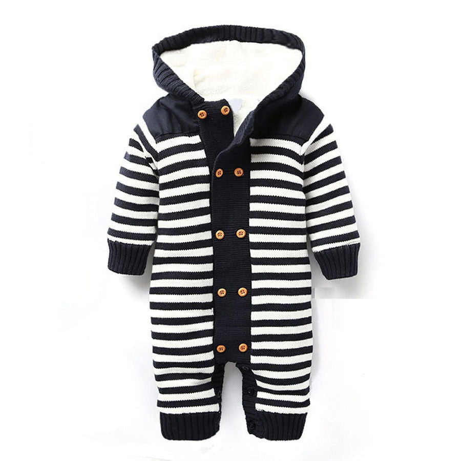 LovelyRLovely LovelyRLovely Baby Winter jumpsuit Navy Blue / 60cm LovelyRLovely Baby Winter jumpsuit