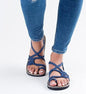 LovelyRLovely LovelyRLovely Beach Flip Flops Flat Sand Dark Blue / 10 LovelyRLovely Beach Flip Flops Flat Sandals