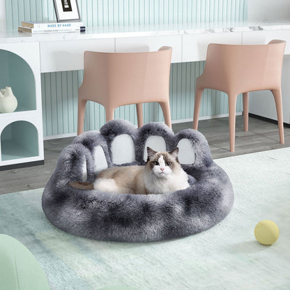 LovelyRLovely LovelyRLovely Bear Paw Shape Pet Kennel Grey / L 70cm LovelyRLovely Bear Paw Shape Pet Kennel