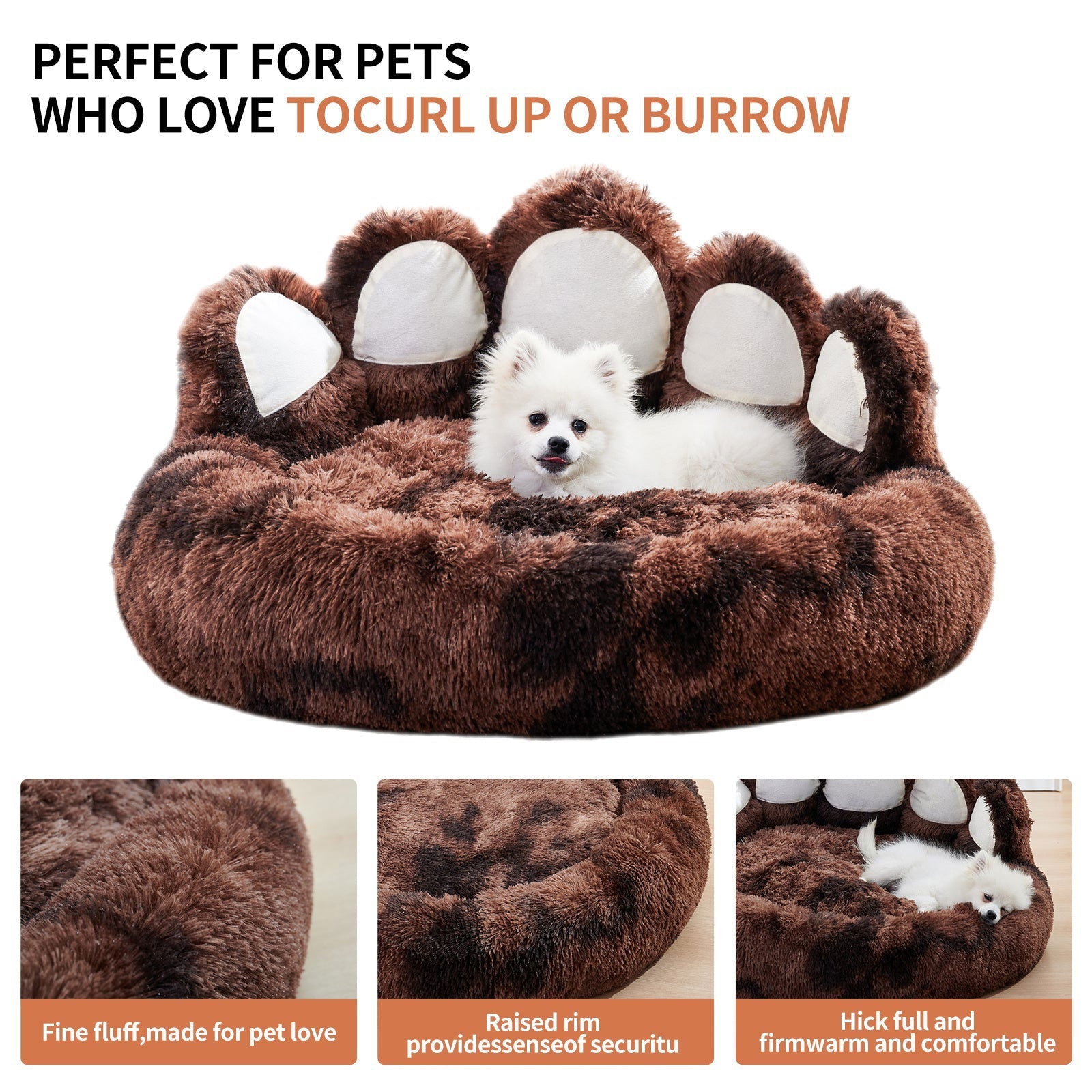 LovelyRLovely LovelyRLovely Bear Paw Shape Pet Kennel LovelyRLovely Bear Paw Shape Pet Kennel