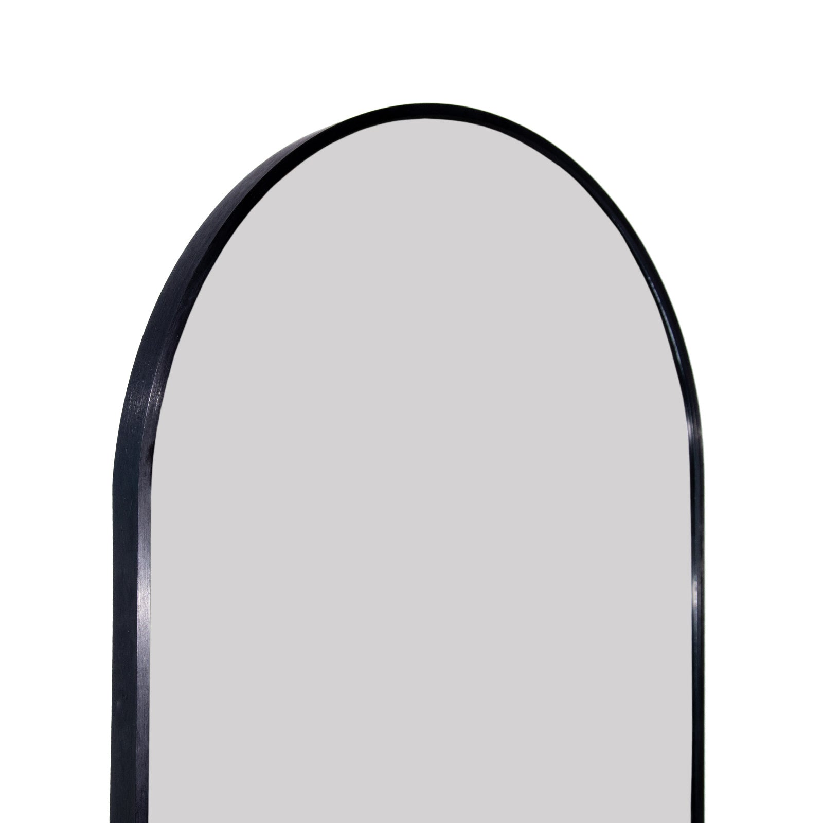 LovelyRLovely LovelyRLovely Black 63x20 Metal Arched F Black LovelyRLovely Black 63x20 Metal Arched Full-length Mirror