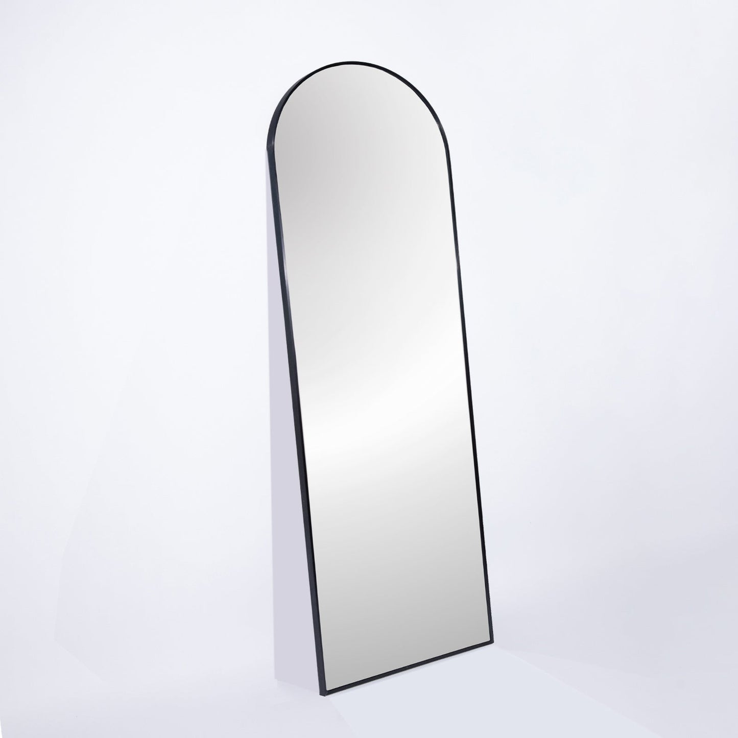 LovelyRLovely LovelyRLovely Black 63x20 Metal Arched F Black LovelyRLovely Black 63x20 Metal Arched Full-length Mirror