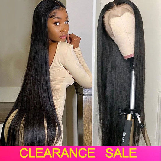 LovelyRLovely LovelyRLovely Black Front Lace Mid-Lengt LovelyRLovely Straight Black Front Lace Wig