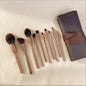 LovelyRLovely LovelyRLovely Black Walnut Makeup Brush 10sets of brushes and straps LovelyRLovely Black Walnut Makeup Brush Set