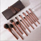 LovelyRLovely LovelyRLovely Black Walnut Makeup Brush 13brushes and strap packs LovelyRLovely Black Walnut Makeup Brush Set