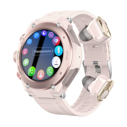 LovelyRLovely LovelyRLovely Bluetooth Smart Watch With Pink LovelyRLovely Bluetooth Smart Watch With Built In Air-Pods