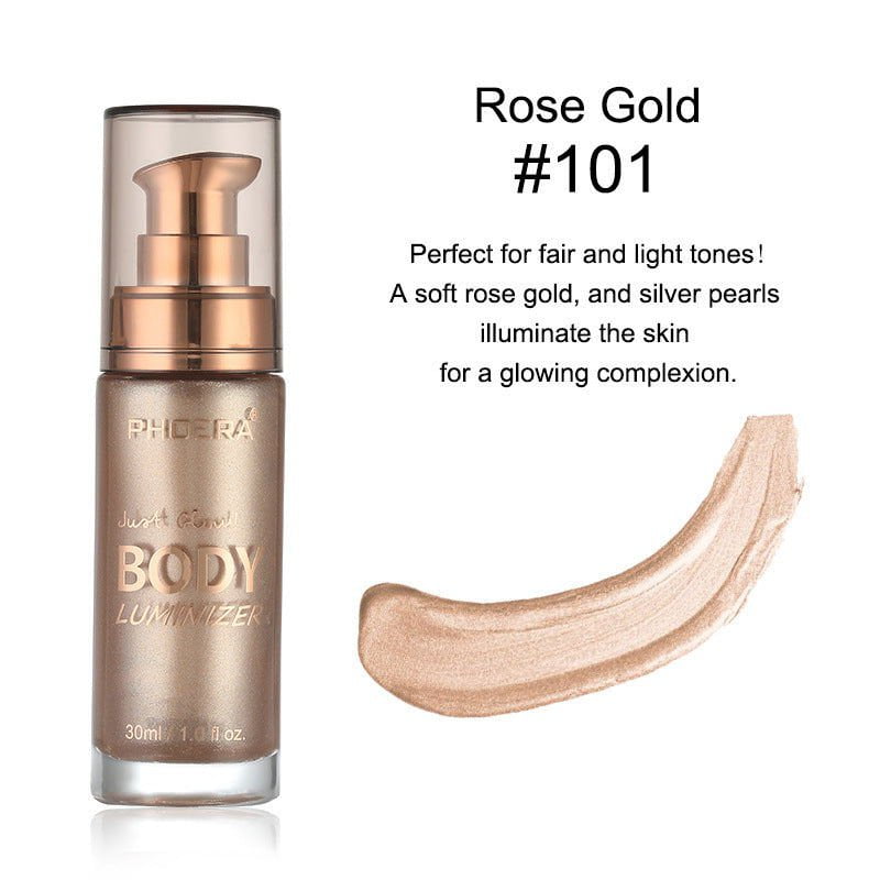 LovelyRLovely LovelyRLovely Body Brightening Liquid Hi Rose Gold LovelyRLovely Body Brightening Liquid Highlighter