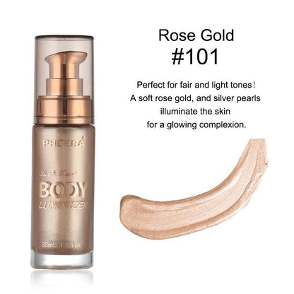 LovelyRLovely LovelyRLovely Body Brightening Liquid Hi Rose Gold LovelyRLovely Body Brightening Liquid Highlighter